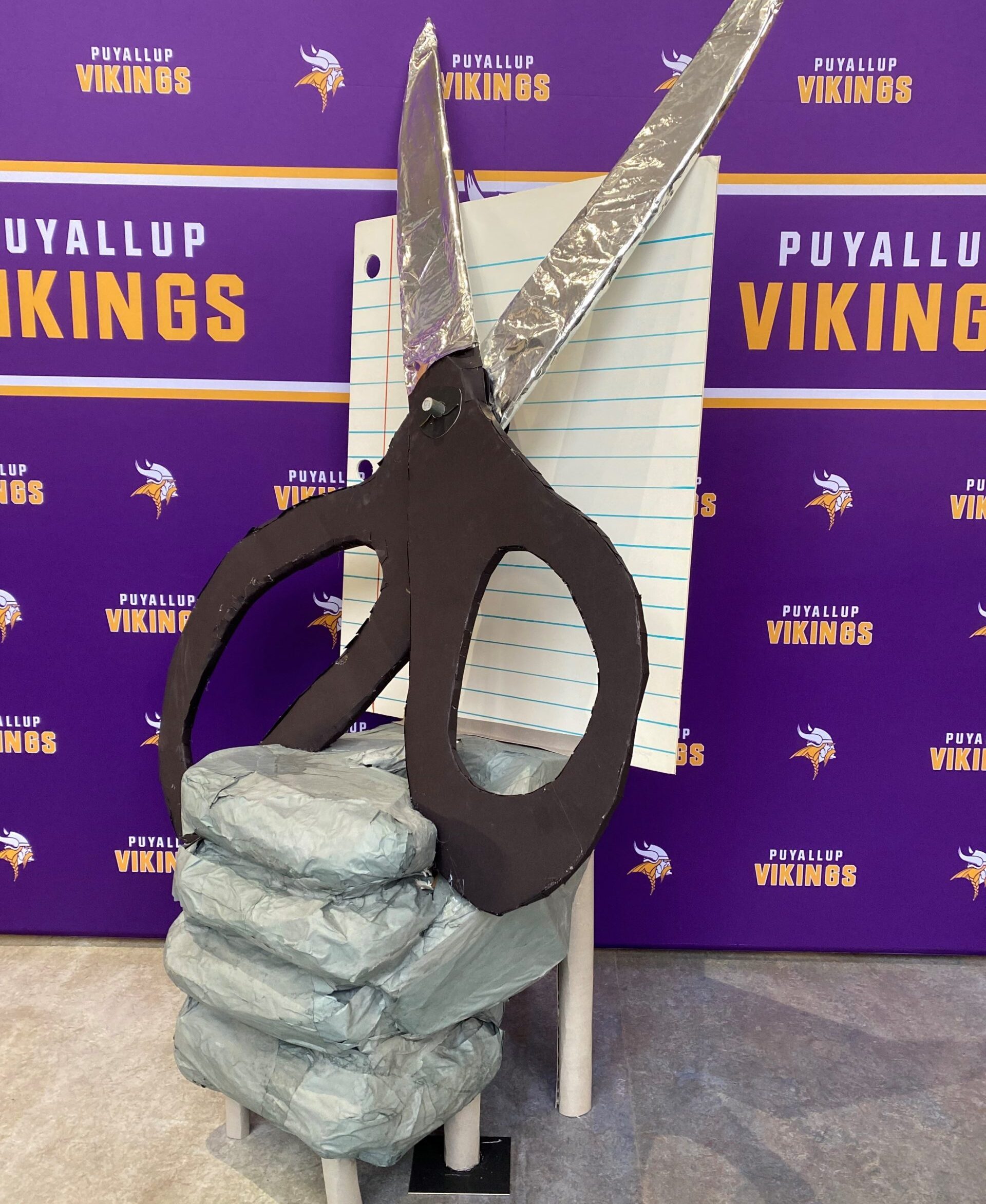 rock paper scissors tournament trophy