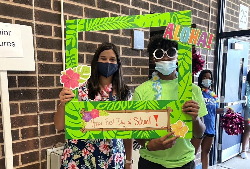 North Stafford HS- first day of school photo op photo booth