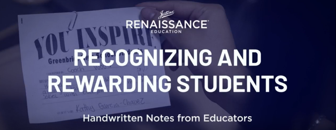 write notes of recognition for students