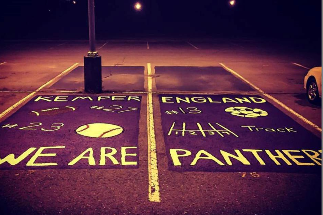 Painted Parking Space