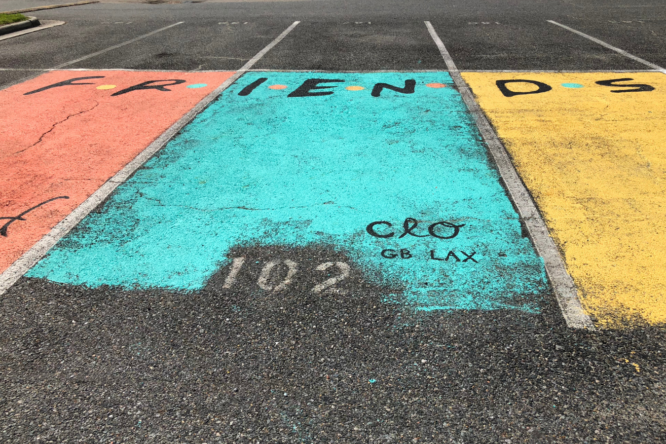 Painted Parking Spot