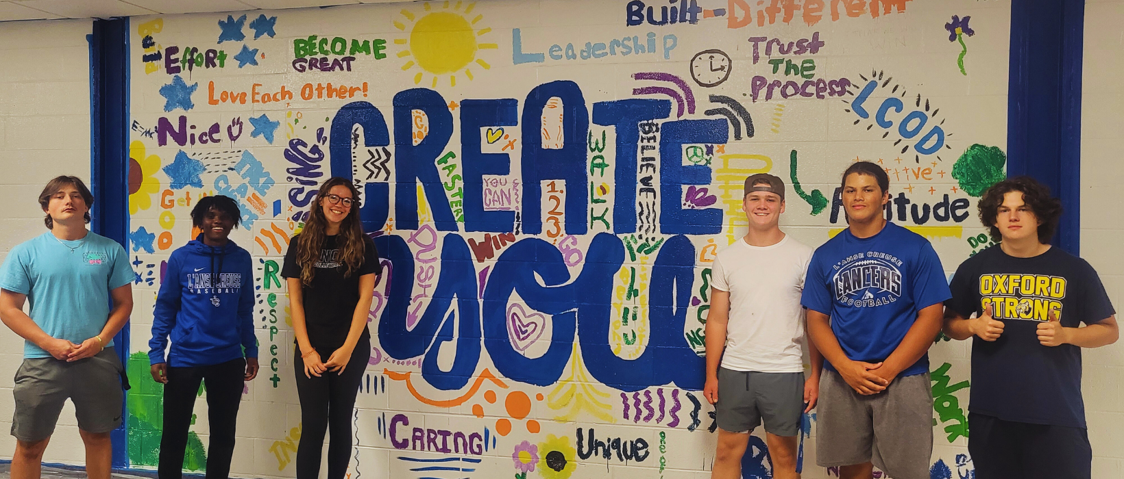student centered mural