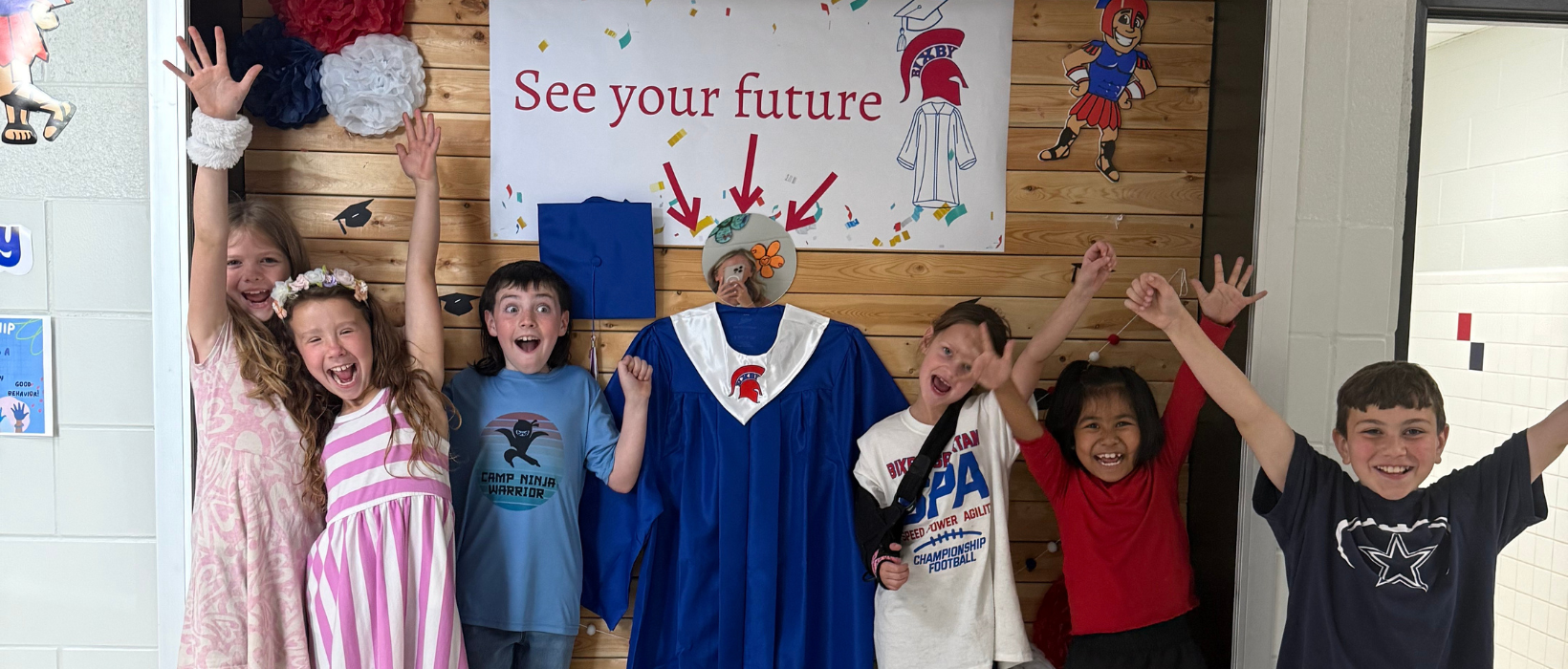 See You Future elementary graduation display