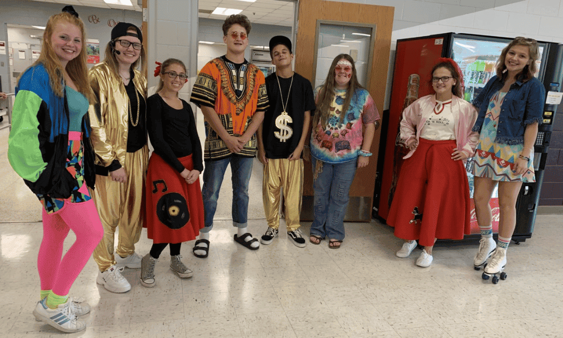 Spirit Week Cafeteria Fun