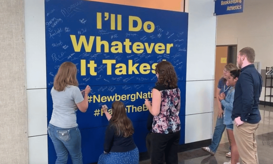 Staffulty Commitment Wall