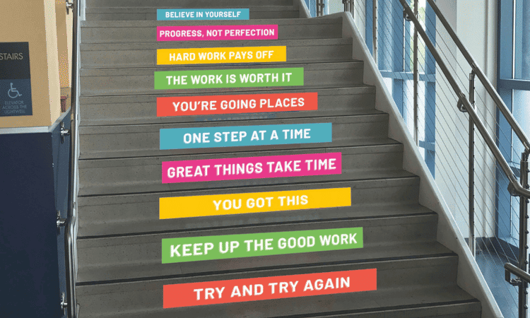 Inspirational Stair Decals