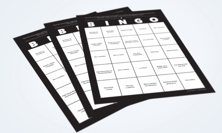 Staffulty Bingo