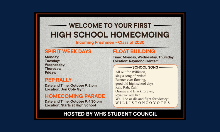 Future Freshmen Homecoming Invitations