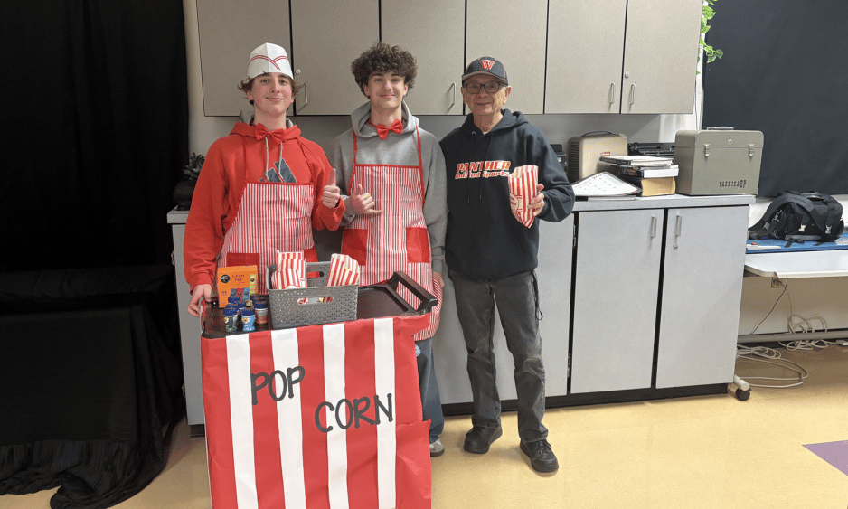 Teacher Appreciation Popcorn Cart