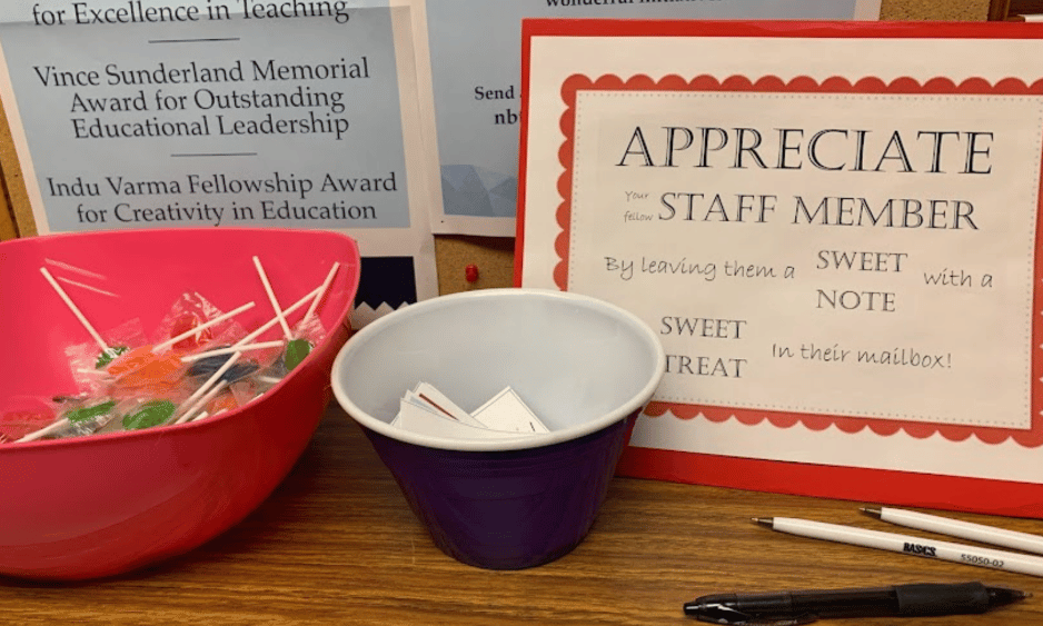 Sweet Notes of Appreciation