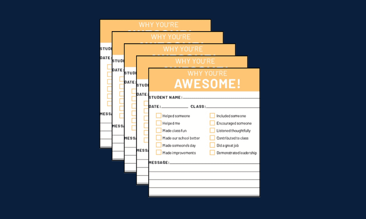 Why You're Awesome Notepads